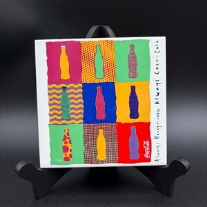 Always Recognizable Always Coca Cola Retro Style Ceramic Trivet Tile Advertising